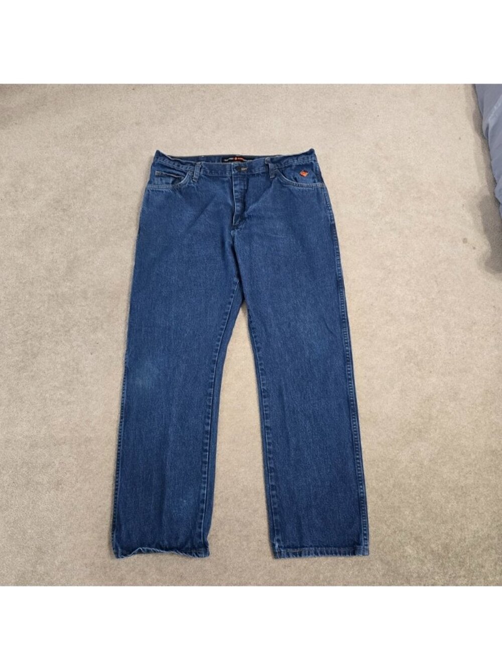 Wrangler FR47MLW (C)Jeans Mens 38x32  Flame Resistant Regular Fit Straight Denim